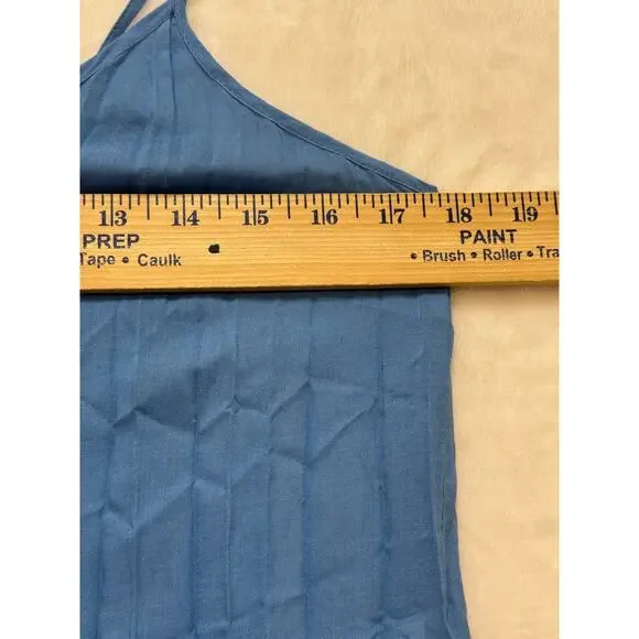 See By Chloe Floral Print Silk Caftan Dress Sz 38 6 Blue Dream Cottagecore Boho - Picture 13 of 16